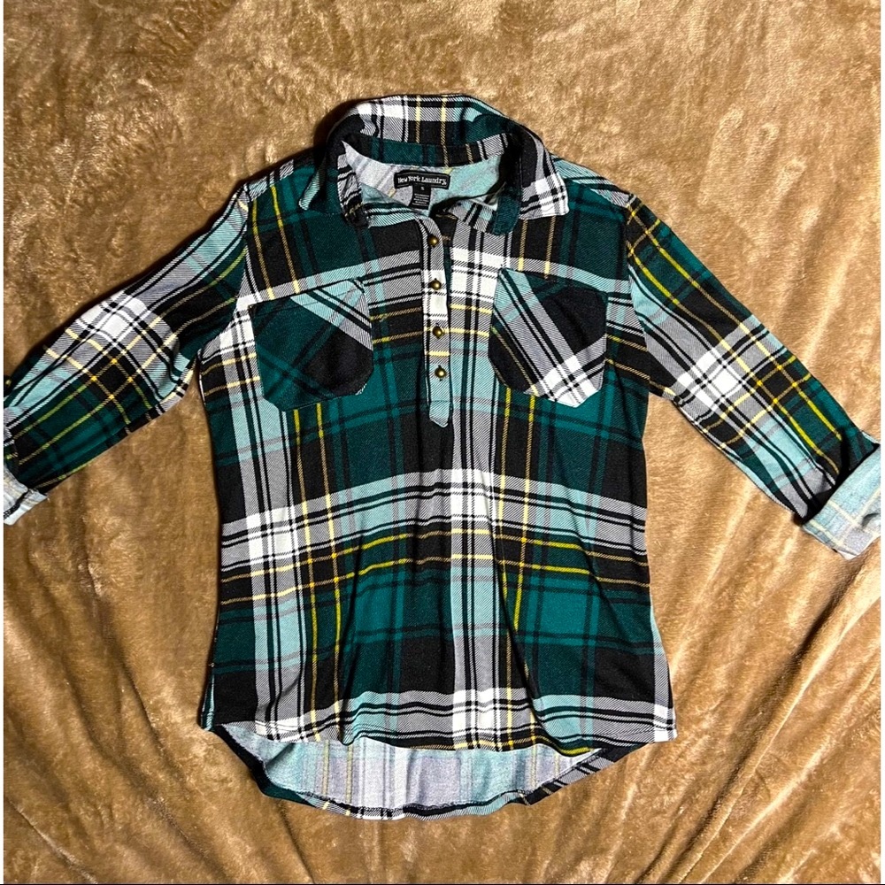 Small Pullover Dress Flannel-04